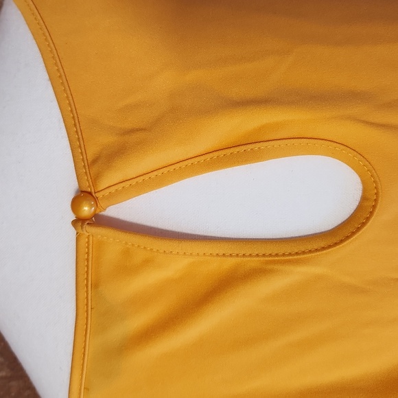 Tangerine belted jumpsuit - Picture 6 of 10